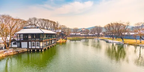 無錫三國城+水滸城+太湖黿頭渚風景區跟團純玩1日遊