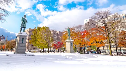 Odori Park attraction in Sapporo