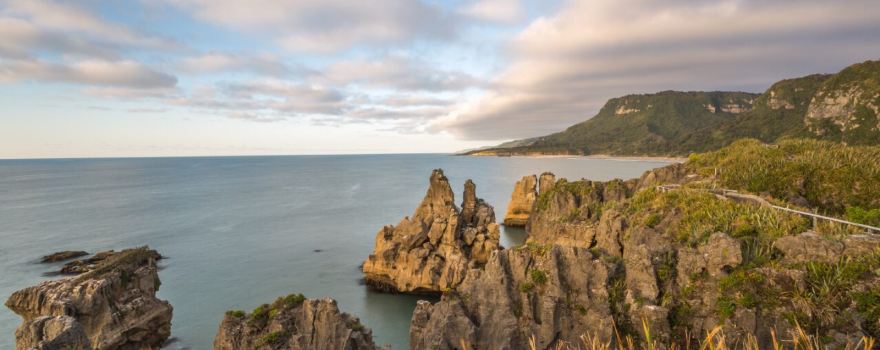 Pancake Rocks and Blowholes Walk