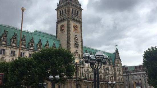 The Hamburg City Hall is the m