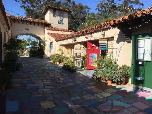 Guide to Spanish Village Art Center: Art Shrine Secluded Inside A Park