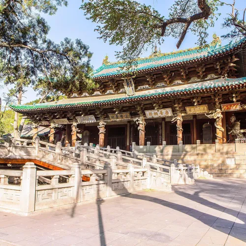 Flying Bridge Over Fish Pond