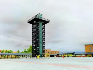 Sightseeing Tower, Caka Salt Lake