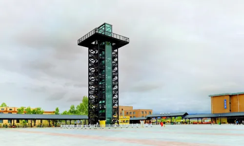 Sightseeing Tower, Caka Salt Lake