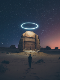 沙地阿拉伯的歷史遺蹟Madain Saleh