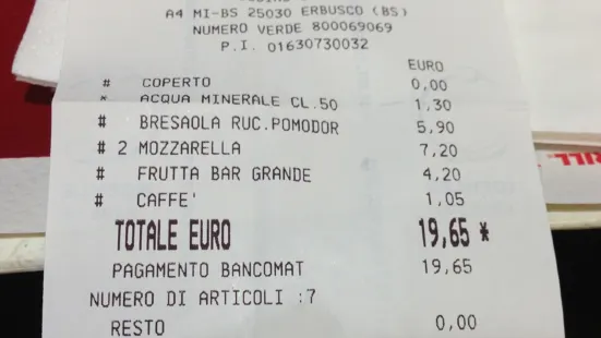 Autogrill Sebino