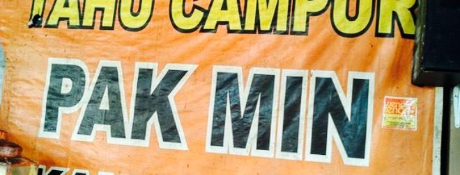Tahu Campur Pak Min