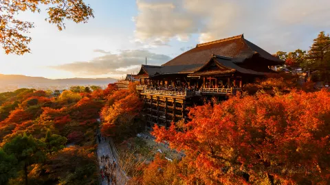 Kiyomizu-dera Temple attraction in Kyoto