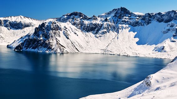 Heaven Lake on Changbai Mountain