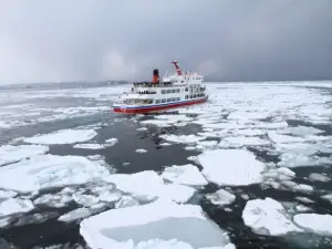 流氷観光船 ガリンコ号２(砕氷体験)