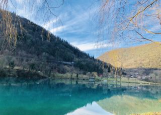 breathtakingly amazing view of this peaceful place in a small city in Slovenia called Idrija City. I highly recommend if you want a serene yet amazing holiday.