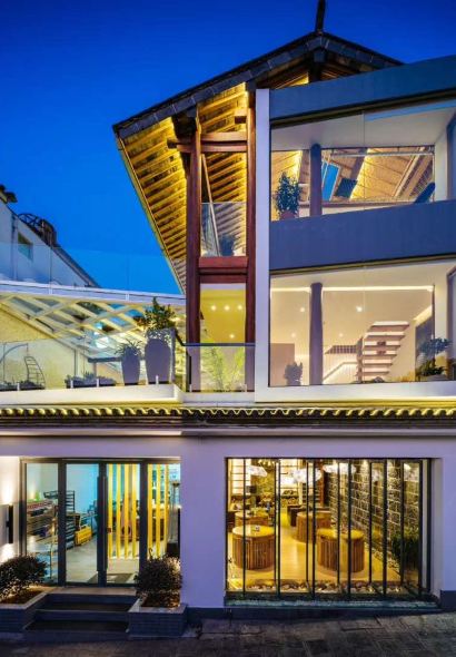 Yunshang Time Hot Spring Resort (Tengchong Heshun Ancient Town Branch) ·YS· Clouds Up · Autumn Cool Cafe (Heshun Ancient Town Branch)