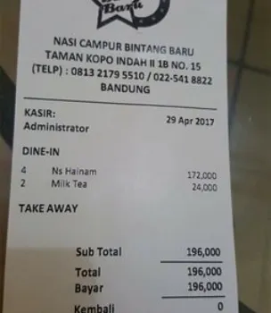 Nasi Campur Bintang Baru