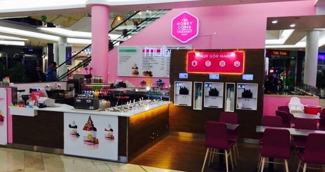 Honeycomb Frozen Yoghurt