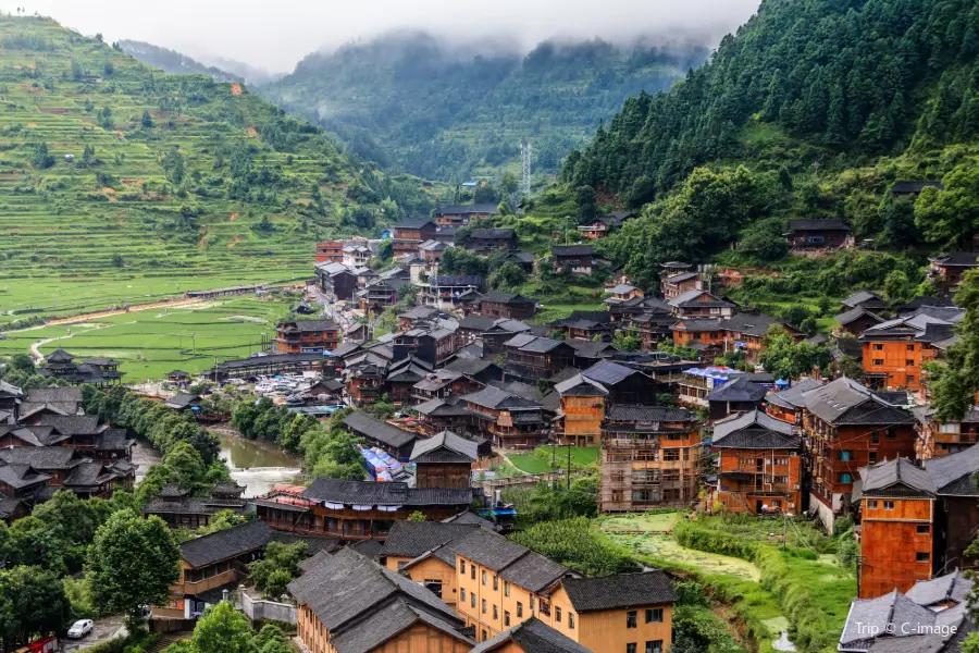 西江千戸苗寨風景区-観景台