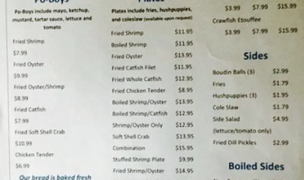 Fins Fresh Seafood and Poboys