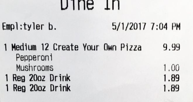 Pizza edge