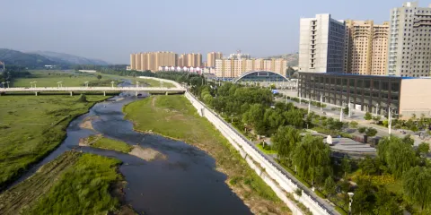 山西靜樂汾河川國家濕地公園
