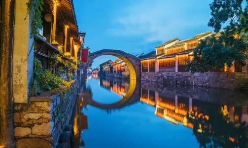 南潯古鎮張靜江故居碼頭夜遊船環線船票成人