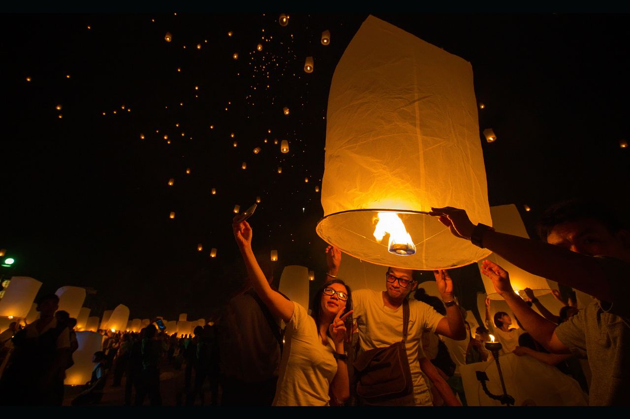 Yi Peng and Loy Krathong (Lantern Festival)