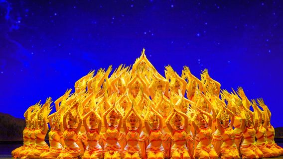 Singing Dancing Fire Evening Party of The Lancang-Mekong River