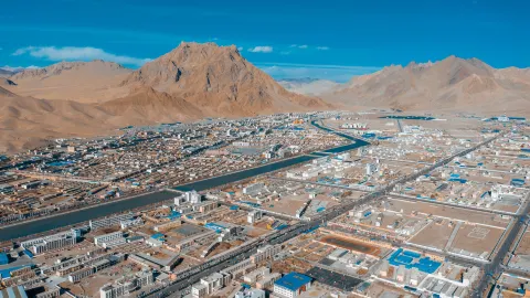 Shiquan River attraction in Али