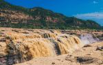 Hukou Waterfall tourist area of the Yellow River