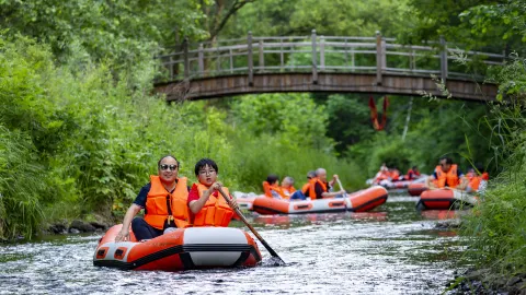 Changbai Mountain Magic World Rafting attraction in Yanbian