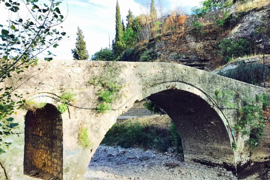 Alte Brücke über die Ribnica