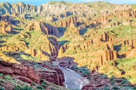 Xinjiang Tianshan Tomur Scenic Area Grand Canyon
