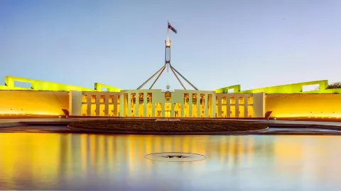 Parliament House attraction in Canberra