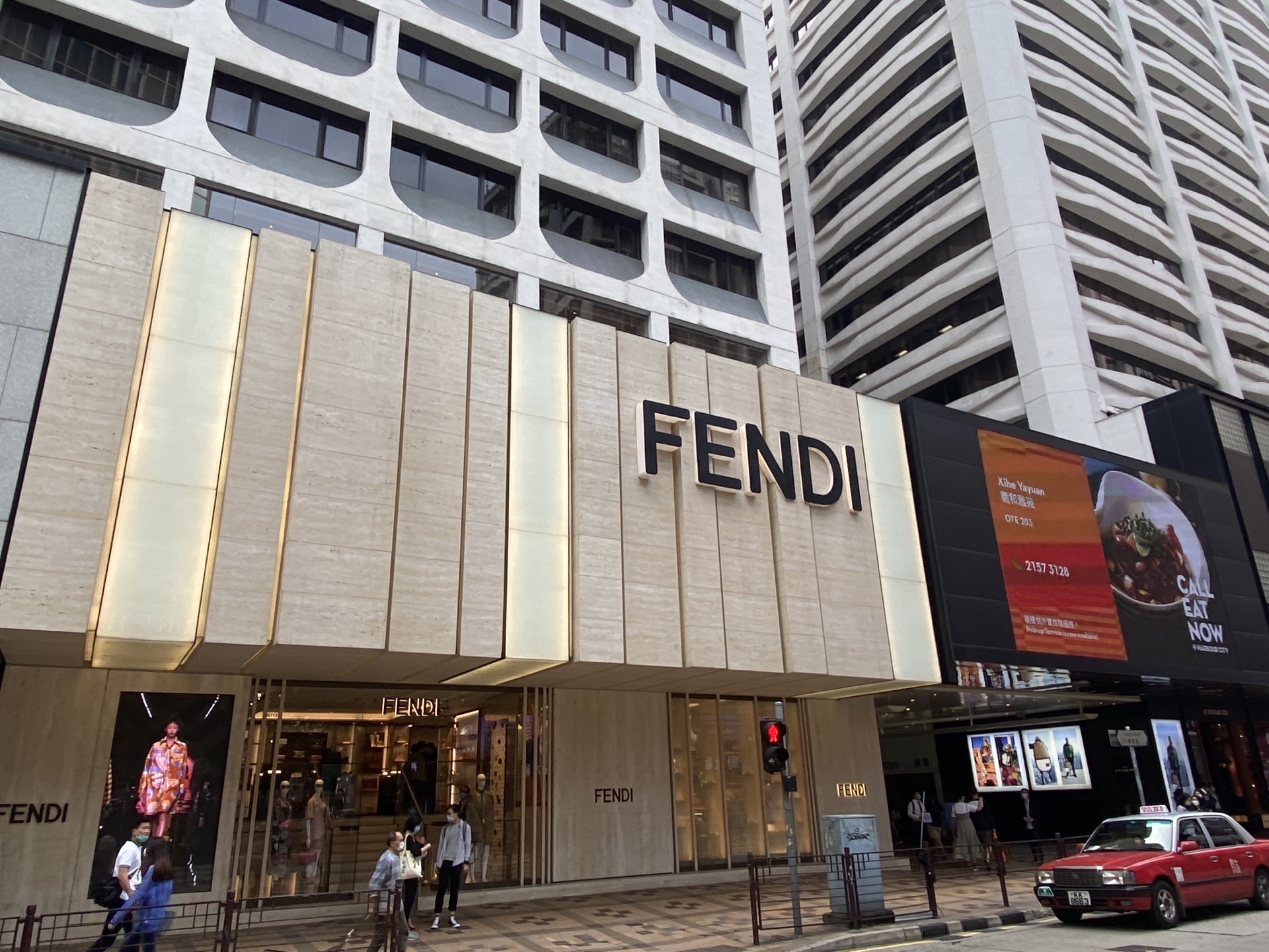 Fendi Store in Canton Road, Hong Kong, China Editorial Image