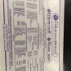 Saravana Bhavan User Photo