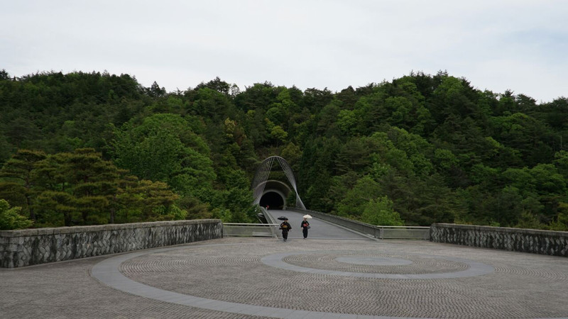 Miho Museum Bridge, Shigaraki, Japan