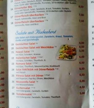 Fantasia SUhl Pızza Doner Haus