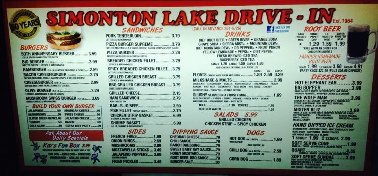 Simonton Lake Drive-In