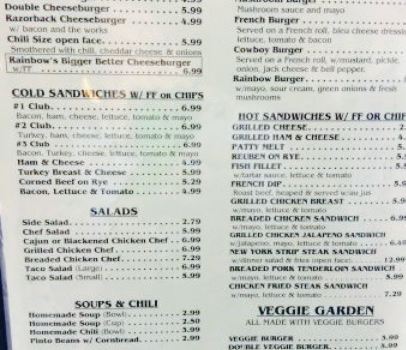 P J's Rainbow Cafe