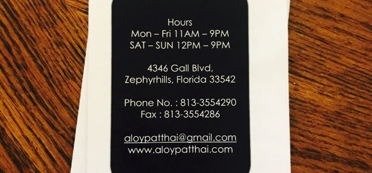 Aloy PatThai Restaurant