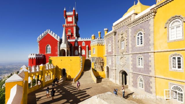 佩納宮+辛特拉宮+雷加萊拉莊園+羅卡角+地獄之口一童話小鎮