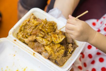 Macau Ming Kee Beef food