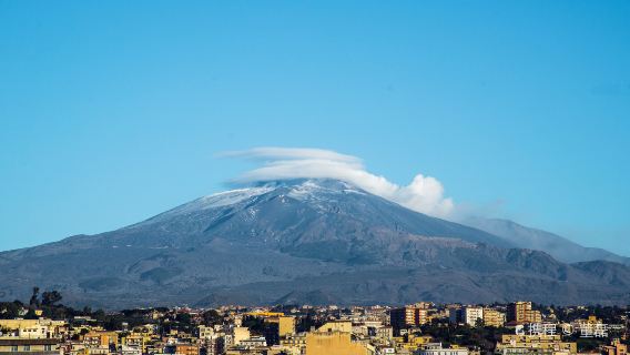 one-day tour to Mount Etna and Alcantara River Park in Sicily, Italy