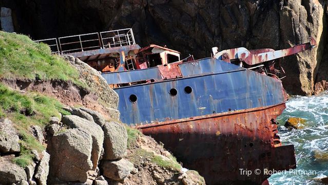 Mayon Cliff Ship Wreck