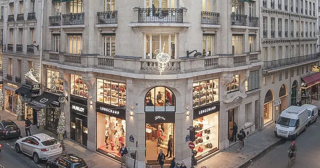 French luxury fashion brand Longchamp store seen in Hong Kong