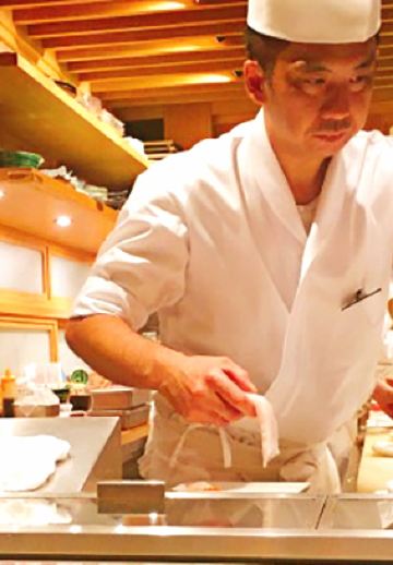 Tsukiji Aozora Sandaime at Ginza Mitsukoshi