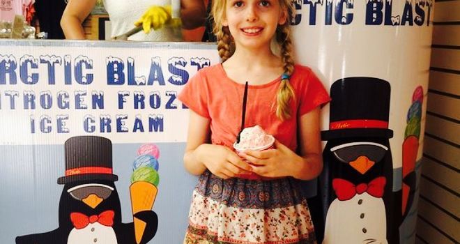 Arctic Blast Nitrogen Frozen Ice Cream