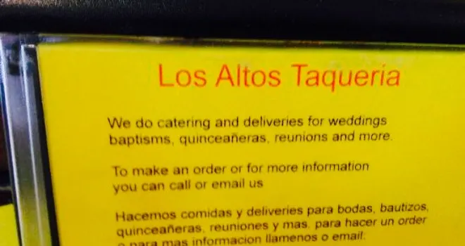 Taqueria Los Altos