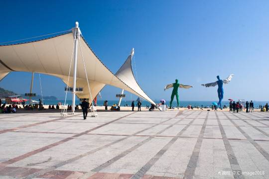 中國廣東深圳+大梅沙海濱公園+小梅沙度假村+大鵬所城一日遊