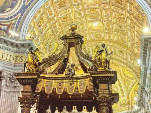 Baldacchino di San Pietro, di Bernini