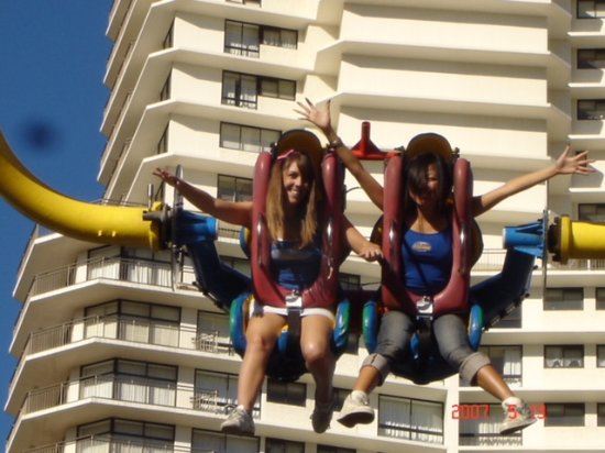 Sling Shot & Vomatron Amusement Rides Gold Coast