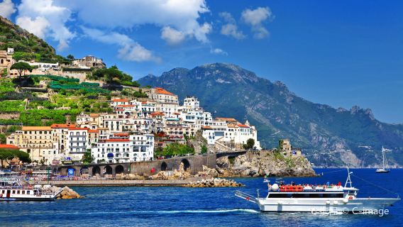 Italy Amalfi Coastline + Positano + Sorrento + Naples + Rome one-day tour
